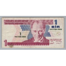 TURQUIA BILLETE DE 1 NUEVA LIRA TURCA